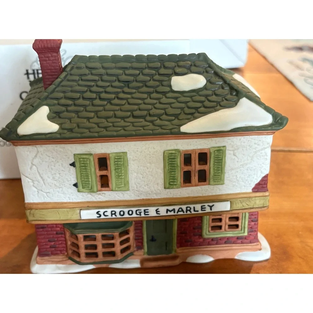 Dept 56 Scrooge and Marley Counting House OS Village House Multicolor Dickens